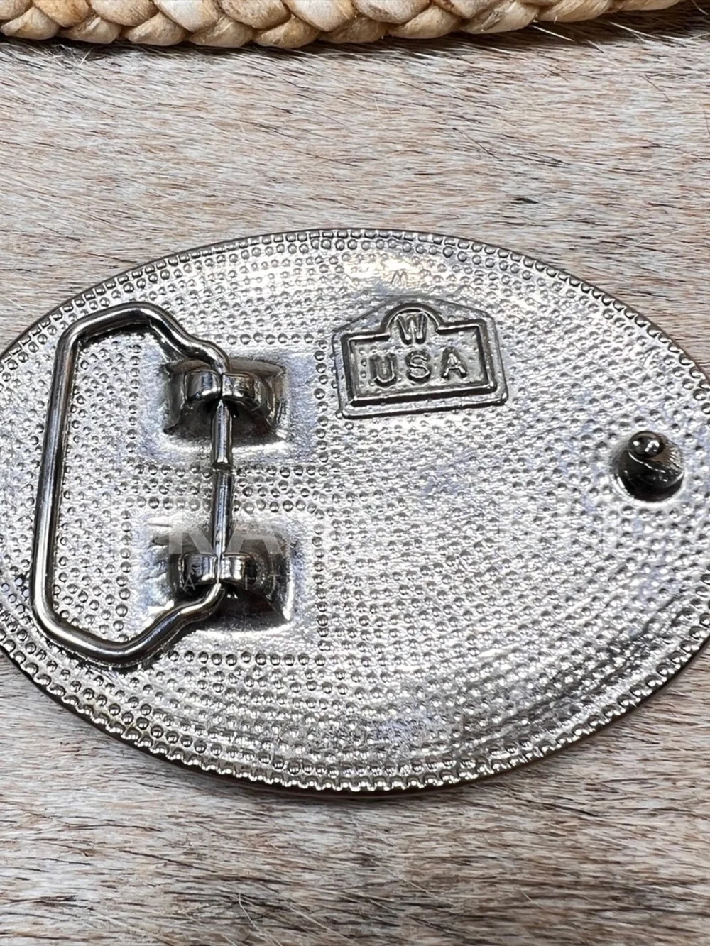 Western Engraved Belt Buckle